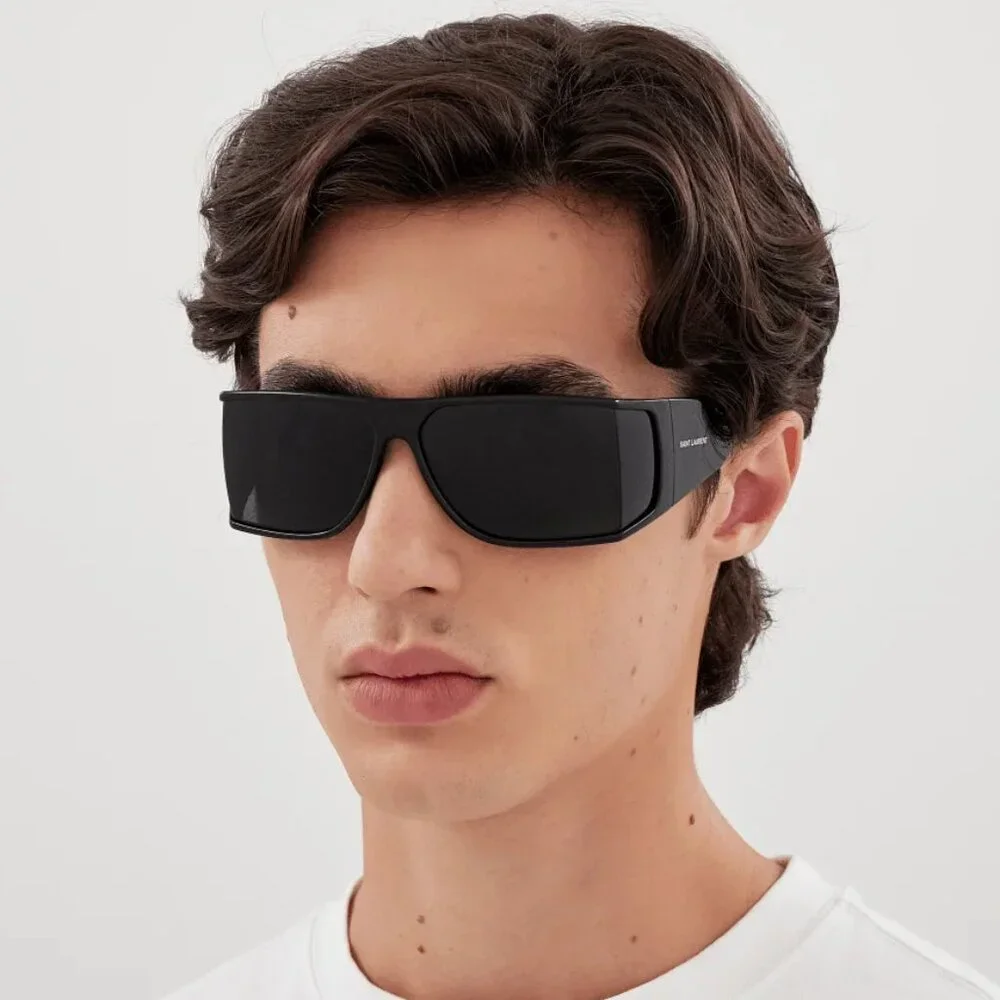 NWT SAINT LAURENT MEN BLACK SUNGLASSES